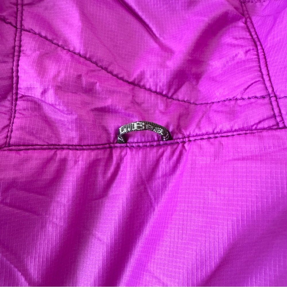 LL Bean Kids Girls Hooded Puffer Jacket Size M 10 12 Lightweight - Picture 9 of 15